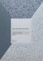 Tapis de sol ESD antistatique conducteur en PVC de 2mm Revêtement de sol en vinyle homogène avec surface texturée Caractéristique antidérapante