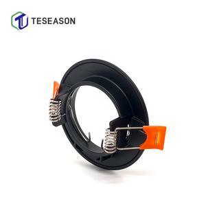 Anillo de luz empotrada no ajustable de montaje frontal TN010R1-Aluminio fundido a presión | Corte de 60mm | Se adapta a halógeno MR16 GU10 - Product Image 5