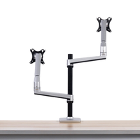 Support de Moniteur Double Écran pour Ordinateur de Bureau, Bras de Fixation Double Moniteur, Support Double Écran – Vente Flash