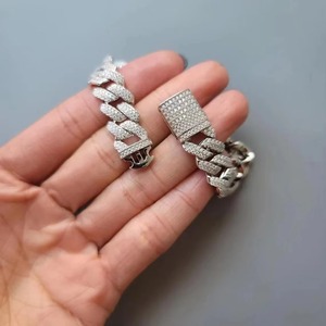 Pulsera de Plata de Ley con Diamantes de Moissanita de Lujo Fabricada en India, Brillante y Personalizable, Joyería en Oferta - Product Image 4