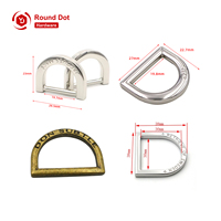 MOQ 100pcs Tali Penghubung Cincin D Logam - Gesper dan Klip Logam Berlogo Merek Pribadi untuk Tas Tangan