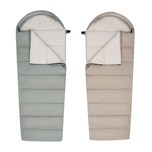 <span class=keywords><strong>Sac</strong></span> <span class=keywords><strong>de</strong></span> <span class=keywords><strong>couchage</strong></span> enveloppe à capuche 3 saisons, léger, 210T, imperméable, respirant, polyester, portable, coton, camping, extérieur, voiture - Product Image 1