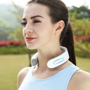 Masajeador eléctrico inteligente para cuello, hombros y <span class=keywords><strong>cervicales</strong></span>, Masajeador Tens, Unidad de masaje, <span class=keywords><strong>esterilla</strong></span> para el cuidado de la salud - Product Image 4