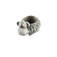 Vente directe usine – Pot de fleurs en ciment à motif animal pour pépinières, jardin, plantes succulentes, cactus et herbes