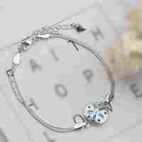 Bracelet en opale chatoyante, design Dollar de la Mer, bijou simple pour le quotidien |   Bracelet unisexe