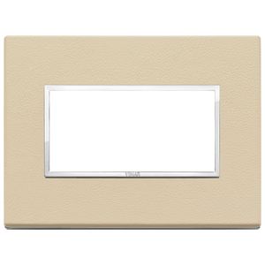 Vimar Cream Wall Plate 15.35x11.6x1.85 Cm For <b>Switches</b> - Product Image 1