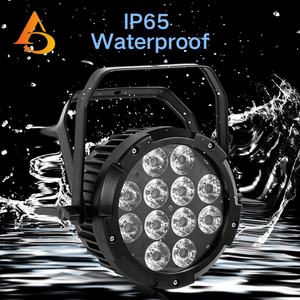 12 projecteurs LED PAR sans fil RGBWA+UV 18W IP65 à batterie rechargeable - Product Image 3