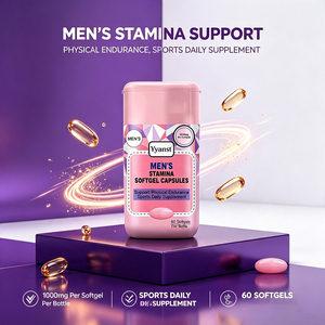 Capsules de gélules molles Stamina pour hommes 1000mg 60 unités – Booste l'endurance physique pour le sport, usage quotidien, supplément nutritionnel de fitness OEM - Product Image 5