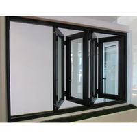 Moustiquaire de cadre de fenêtre en aluminium moderne personnalisée conception de fenêtre de maison durable persienne pliante verticale horizontale coulissante ouverte de style
