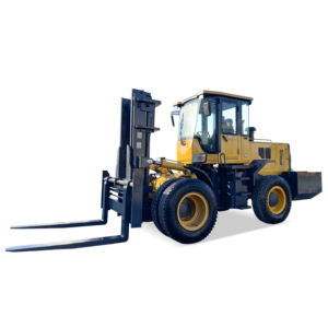 Nueva carretilla elevadora todoterreno Carretilla elevadora todoterreno diésel de 10 toneladas con horquilla ajustable - Product Image 1