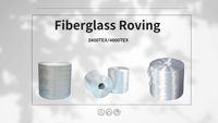 Fibre de verre à haute résistance à la traction 2400/4800 Tex Direct Roving pour profilés et produits en PRV extrudés