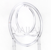 Vente en gros de chaises Phoenix transparentes pour banquets et jardins, événements de mariage en plastique