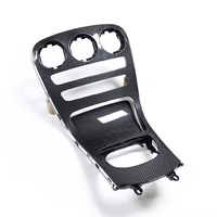 Intérieur de voiture de haute qualité adapté à la Console centrale en Fiber de carbone brillante mercedes-benz classe C W205 C63