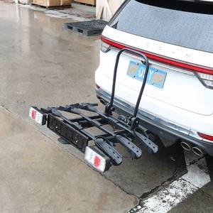 Bloqueo DE SEGURIDAD fijo para <span class=keywords><strong>bicicleta</strong></span> de 60kg con carga máxima, 3 bicicletas, contrapunto trasero, portabicicletas para coche - Product Image 4