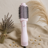 Brosse à air chaud électrique professionnelle 1200 W 4 en 1, brosse sèche-cheveux en une seule étape