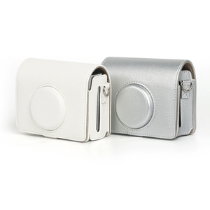 Sac pour <span class=keywords><strong>appareil</strong></span> <span class=keywords><strong>photo</strong></span> numérique Vintage Silver Mini EVO Crossbody PU Storage Case for Instant Camera - Product Image 3