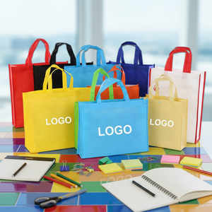 Eco Friendly Custom Logo Reusable Grocery Vest Nonwoven Tote Bag Recyclable Portable Non Woven Shopping Bag for Advertising Gift