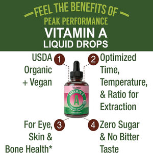 Complément alimentaire quotidien de vitamine A en gouttes, haute qualité, marque privée, haute efficacité, pour le soutien immunitaire et la protection. - Product Image 2