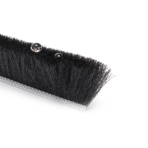 silicone wool pile weather strip for aluminum windows and UPVC windows adhesive mohair strip weather bar - Product Image 1