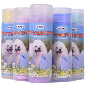 مقصات للحيوانات الأليفة مع طرف مستدير آمن فوهة استحمام من السيليكون للتدليك في حمام الحيوانات الأليفة - Product Image 2