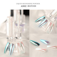 Usine d'ongles 2023 nouvelle tendance fournitures d'ongles OEM vente en gros poudre de Chrome liquide pour r Magic liquide Chrome UV vernis à ongles Gel