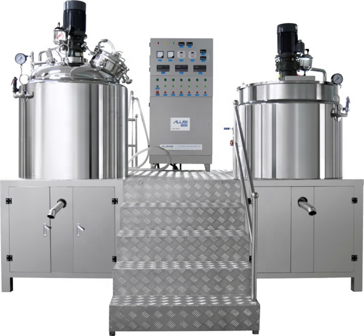 Фиксированный тип гигиены Ручная стирка жидкость делая смешивая машину вакуум Молоко Крем сепаратор смешивания и Отопление машина