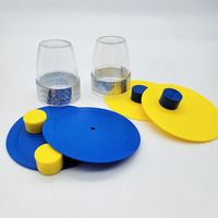 Cylindre de Magie à Travers le Disque : Illusion de Pénétration, Accessoire de Magie de Près, Jouet pour Enfants Débutants, Spectacle de Fête