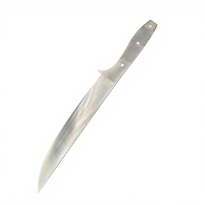 DIY OEM Jexa Fingerschutz-Steakmesser Klinge aus wärmebehandeltem Edelstahl für Küche und Metzgerei, 54-55 HRC, vollflächig geschliffen, 270mm - Product Image 3