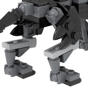 MOC1439 Fortnit Wolf Playtime Série de jeux populaires Cadeaux pour garçons Collection de blocs de construction DIY Jouets éducatifs Anime Enfants - Product Image 5