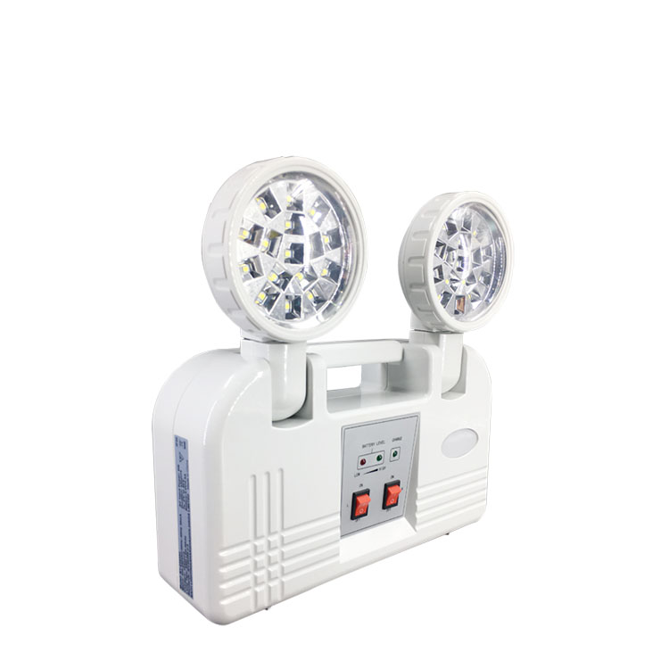 Easy Installation CB Certification 3 Hours Emergency Work Rotatable Led Emergency Light Twin Spot Light