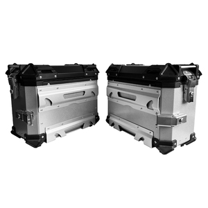 Ensemble de 3 valises de moto en aluminium 45L/38L, boîte supérieure et latérale pour motos - Product Image 5