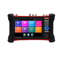 Moniteur testeur CCTV à écran tactile IPS 7 pouces UHD 4K H.265/H.264 pour caméras analogiques et IP, compatible FTTH, sortie d'alimentation DC/PoE Pro X7