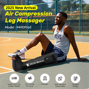 Logo personnalisé sans fil Compression d'air DVT pompe bottes athlète jambe récupération pressothérapie pour massage lymphatique lymphoedème - Product Image 2