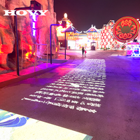 Sistema de Proyección Holográfica 3D para Exteriores HOVY HY-CU550, Resolución 1920x1200, Control Remoto por Aplicación para Parques Temáticos y Fábricas