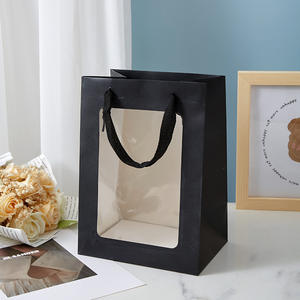 Bolsas de Regalo Transparentes con Ventana, Bolsas de Exhibición Blancas, Bolsas de Mano, Bolsas para Regalos - Product Image 6