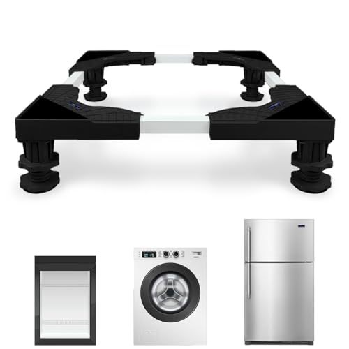 Fast Delivery Adjustable Fridge Stand Base with 4 Sturdy Feet, Universal-fit Pedestal for Washer and Dryer