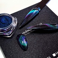 Pigment magnétique effet œil de chat 3D caméléon à changement de couleur pour maquillage