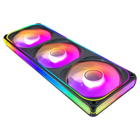 Ventilateur de boîtier AntarcChill BLACK&WHITE 360mm RGB à roulement fluide, nouveau stock, refroidisseur d'air premium pour refroidissement ARGB PWM