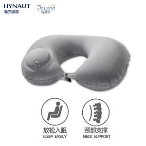 Haierno <b>Inflatable</b> Pillow, U-shaped pillow for travel, home, and daily use, press-type air pillow, portable, official authentic - Product Image 4