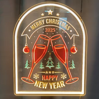Panneau lumineux LED néon personnalisé avec logo, prix de gros, indice de protection IP67, intensité réglable, pour décoration d'entreprise et de fête à domicile