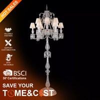Tyson moderne nordique Simple Design maison décorative Dimmable salon chambre debout cristal Led lampadaire