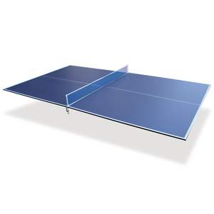 Mesa de Ping Pong Plegable Moderna de 9 pies con Superficie de Aluminio de 25 mm para Juegos en Interiores, Diseño Portátil, Modelo D0100XTK8I2 - Product Image 3
