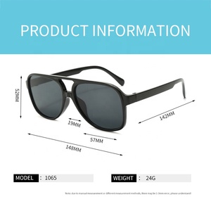 <span class=keywords><strong>Gafas</strong></span> de Sol de <span class=keywords><strong>Aviador</strong></span> Cuadradas con Doble Puente Vintage 2024 para Mujer y <span class=keywords><strong>Hombre</strong></span> Lentes de Sol Retro con Logo Personalizado 2026 - Product Image 4