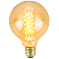 Ampoule décorative pour la maison en gros de Chine, ampoule Edison rétro, lampe vintage E27, ampoule à incandescence 25W/40W/60W, ampoule à filament Edison G95