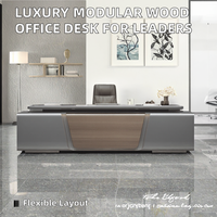 Meubles de bureau modernes personnalisables, meubles de bureau commerciaux, bureau de direction au design industriel