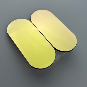 Instruments d'optique de plaque d'or monocristallin revêtus de quartz 24K pour plaque de fenêtre conductrice expérimentale four polycristallin or - Product Image 2