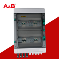 Boîtier de distribution photovoltaïque solaire avec protection contre la foudre, 6 entrées, 2 sorties, DC 1000V, fusible, disjoncteur, SPD, étanche IP65, 24 canaux