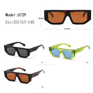 Modern Rectangle Full Rim Anti-Blue Light Glasses Solid Black Frame Resin Lens Lightweight Men's Adult <b>Eyewear</b> - Product Image 3