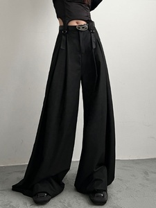 Nuovi <span class=keywords><strong>pantaloni</strong></span> larghi Casual larghi pendono <span class=keywords><strong>pantaloni</strong></span> Casual estivi <span class=keywords><strong>pantaloni</strong></span> eleganti da donna a vita alta - Product Image 5