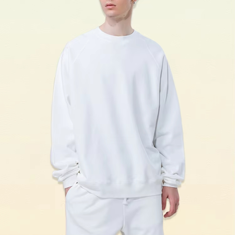 LH2134 Factory Supply Wholesale Custom Heavyweight 460 Gsm 100% Cotton Sweatshirts Unisex Crewneck Sweatshirts